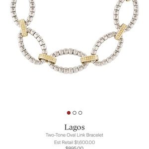 Lagos 18k Gold and Sterling Silver Bracelet